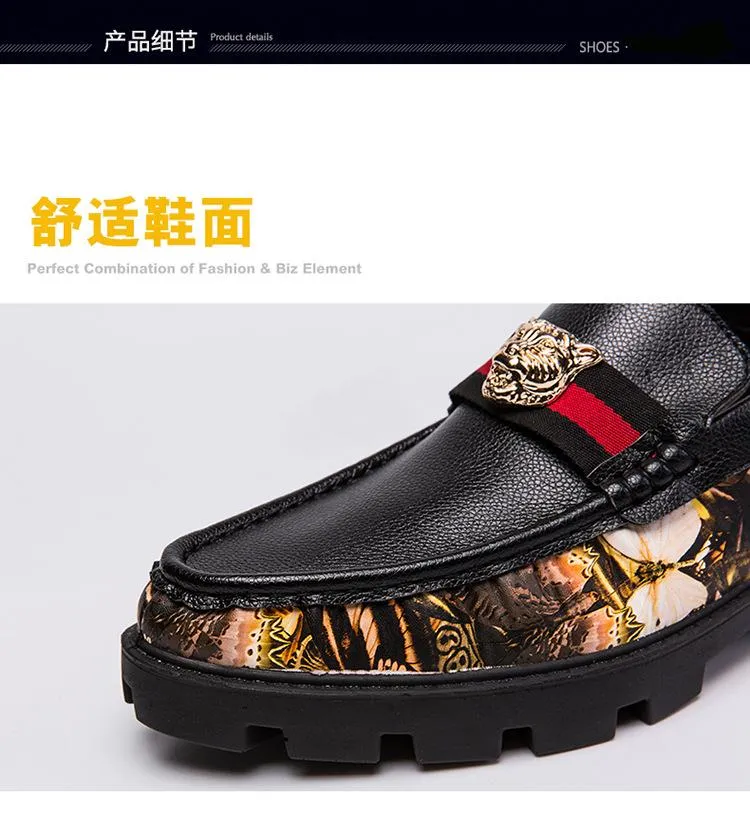 2024 spring models wholesale explosions one foot small leather shoes men soft bottom male Korean version of the wild personality social lazy shoes