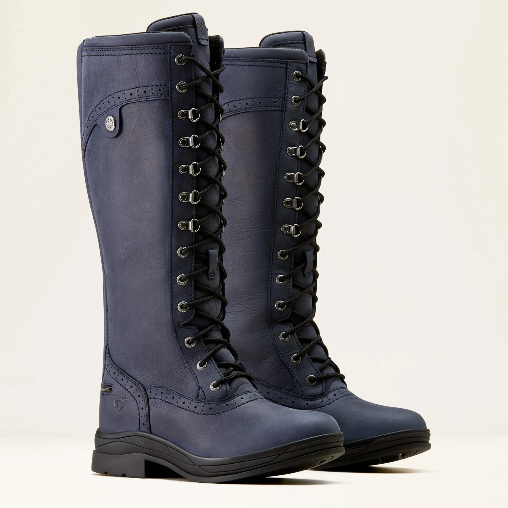 ARIAT Wythburn Tall Boots - Womens Waterproof - Navy