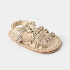 Baby Girl Shoes H30-Gold