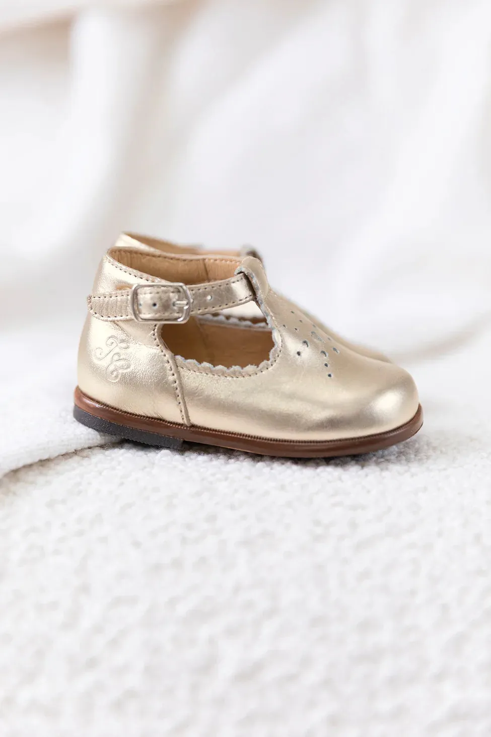 Baby Girl Shoes - Soft Gold