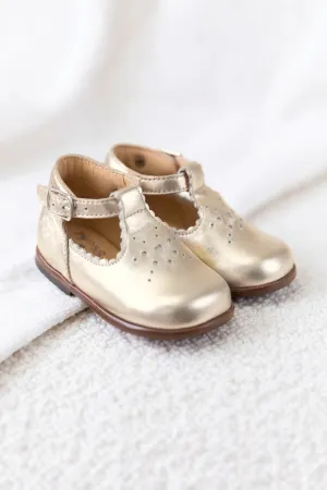 Baby Girl Shoes - Soft Gold