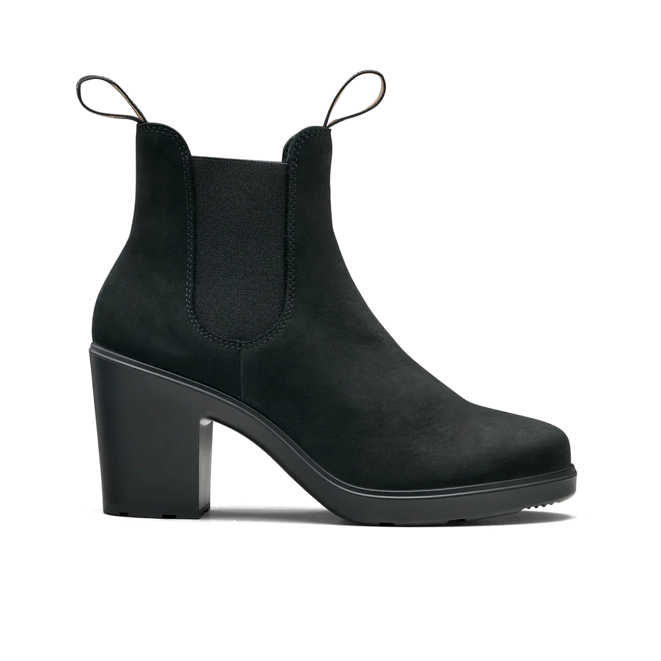 BLUNDSTONE WOMENS HIGH HEEL BLACK