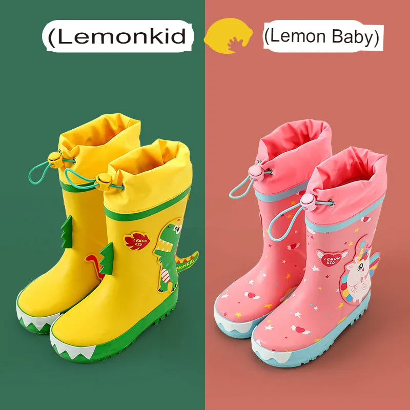 children's rain boots shape non-slip waterproof environmental protection primary school students water shoes kindergarten rain boots