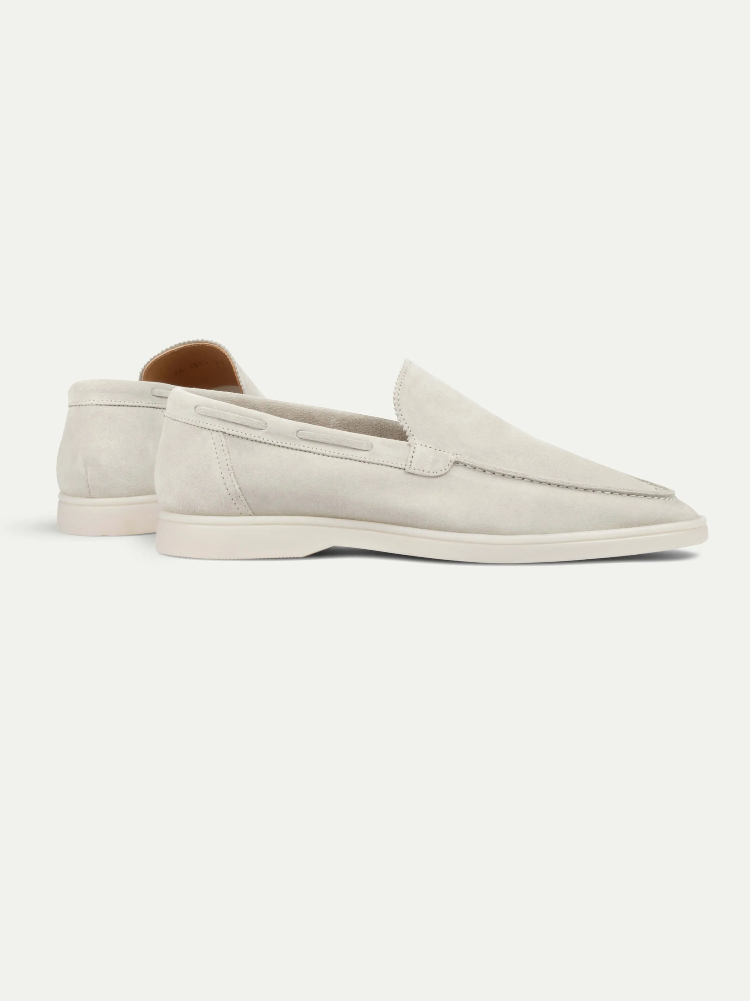 Classic Grey Yacht Loafers