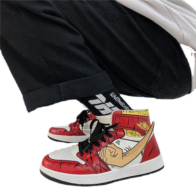 Code Naruto joint aj1 Naruto Payne Air Force One 2024 new trend high-top shoes men V18