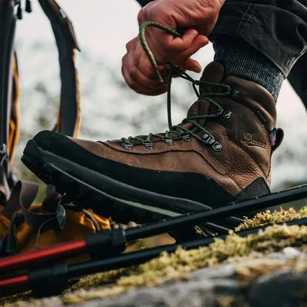 Danner men's Crag Rat hiking boots, Brown/Green