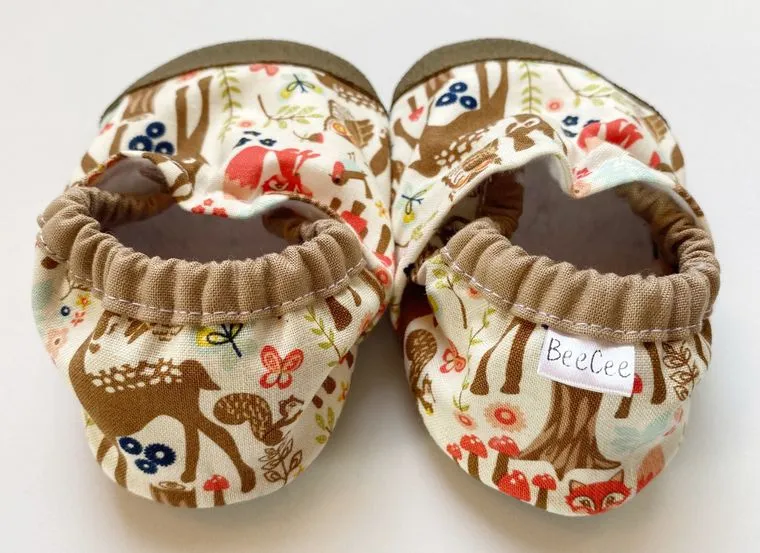 Deer soft baby shoes 6-12m