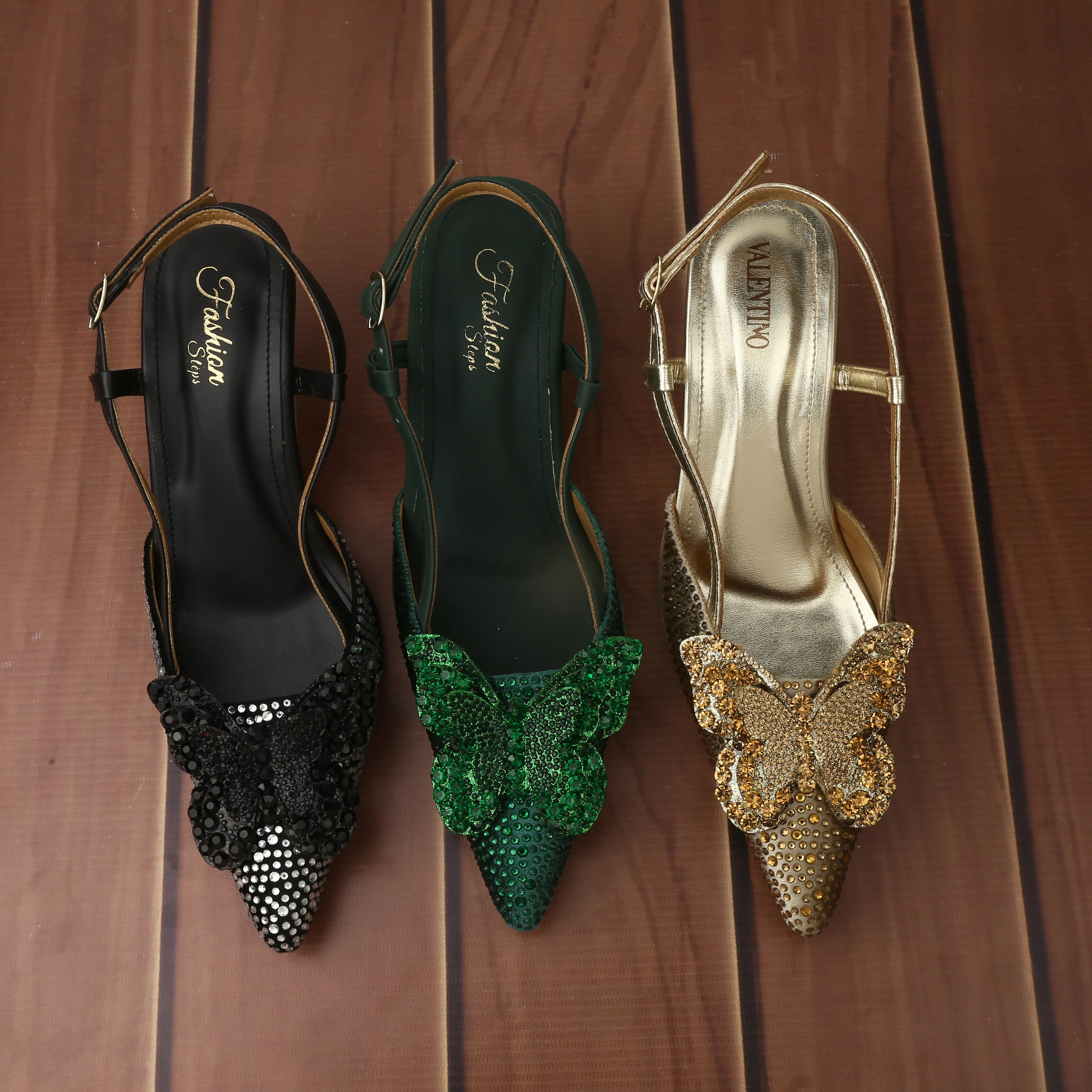 Flower Heels (Green)