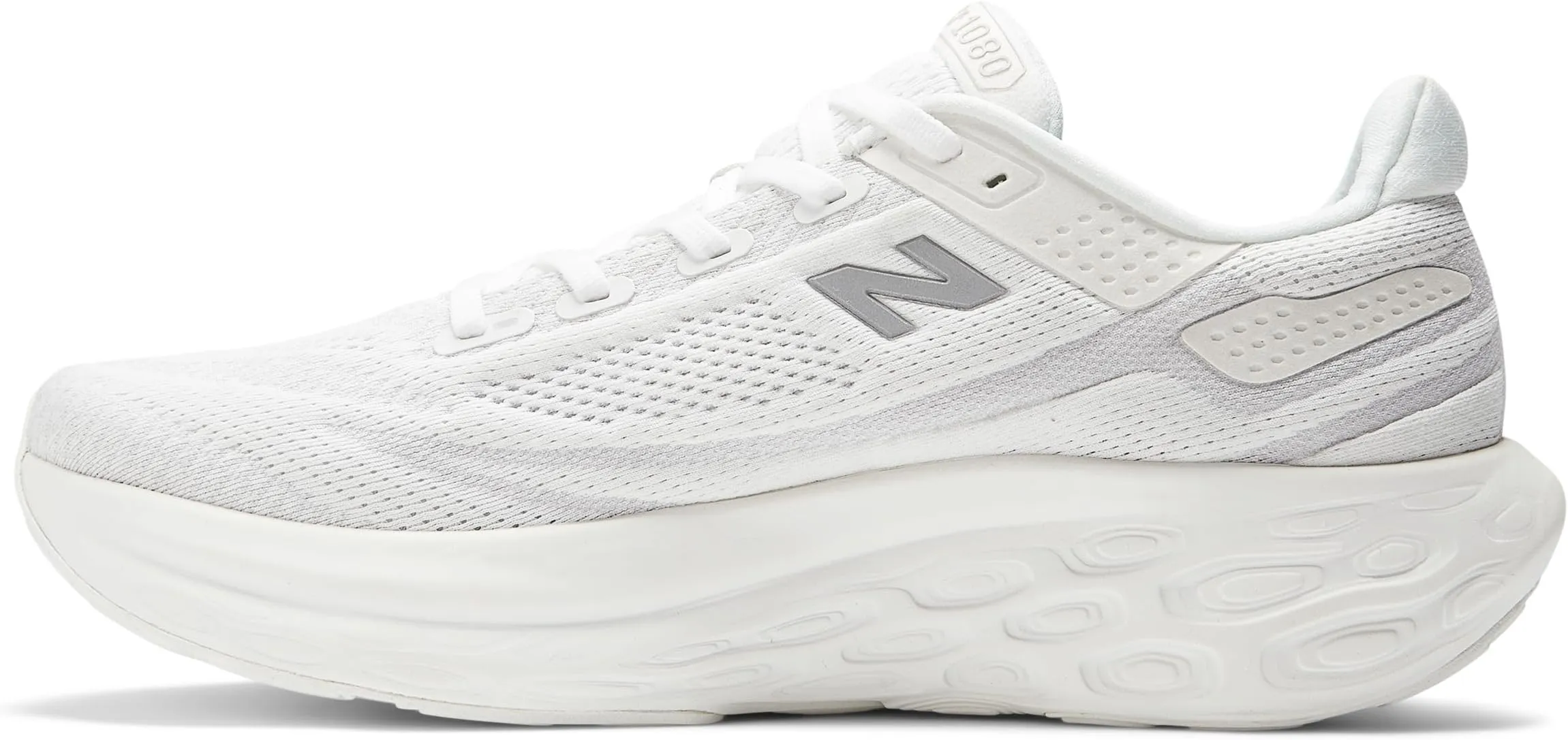 Fresh Foam X 1080v13 New Balance Sneakers, White/Light Silver Metallic