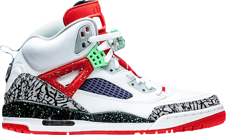 Jordan Spizike Light Poison Green sneakers, white