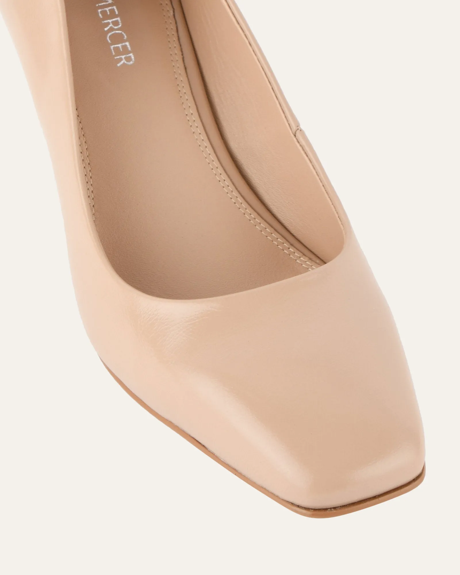 JULIE MID HEELS BLUSH LEATHER