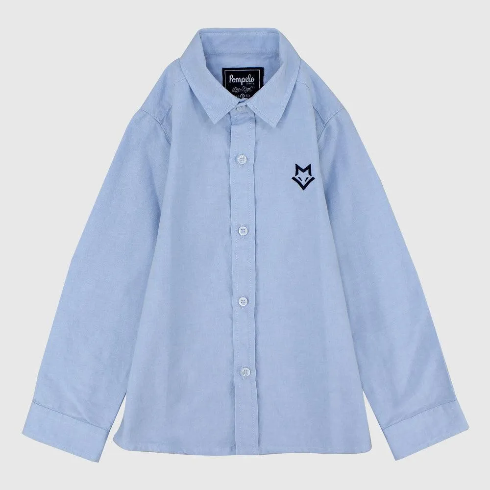 Light Blue Long-Sleeved Shirt