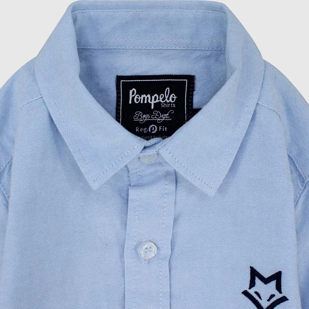 Light Blue Long-Sleeved Shirt