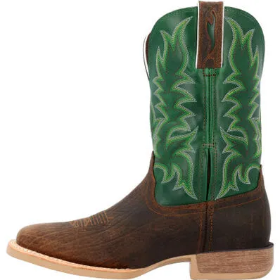 Men's Durango Rebel Pro 11" Brown/Green Boot