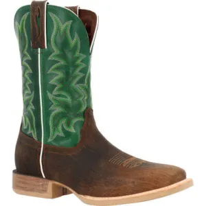 Men's Durango Rebel Pro 11" Brown/Green Boot