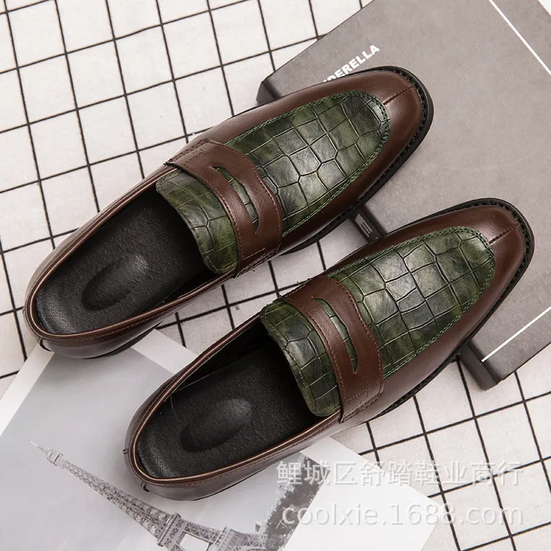 Men's leather shoes casual 45 46 large size 47 European and American hairstylist shoes dress shoes