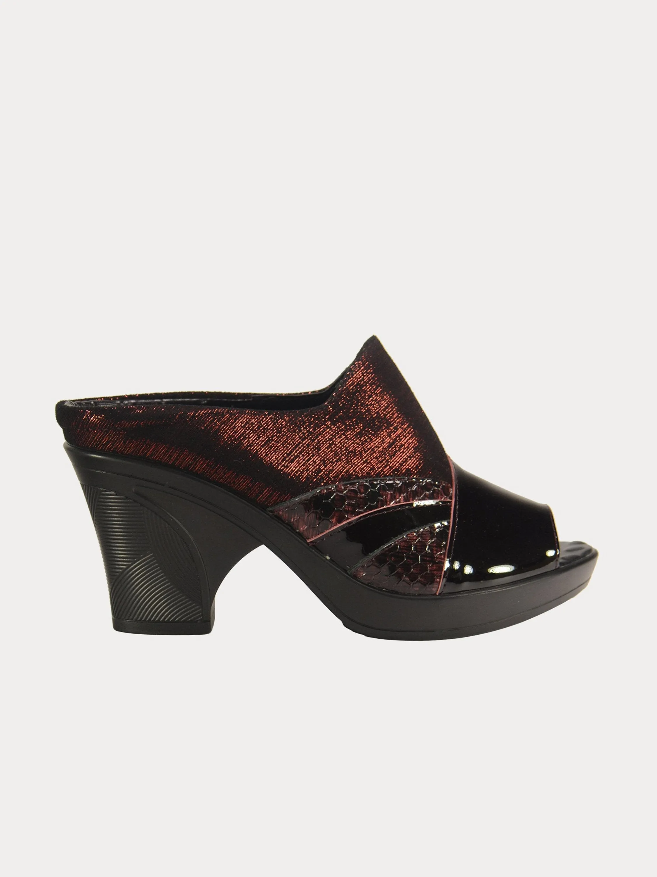 Michelle Morgan 190173 Patent Leather Strap Heels