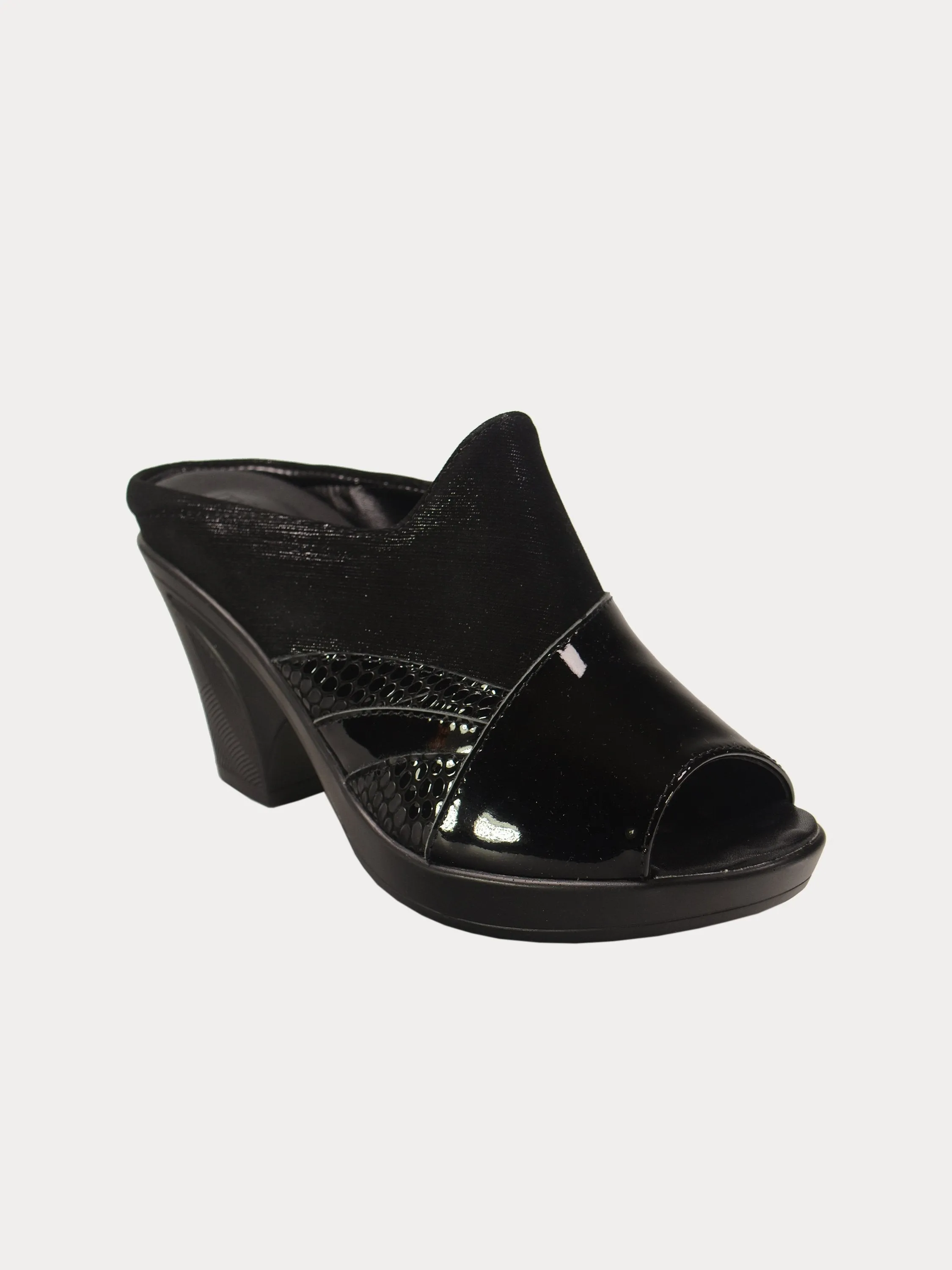 Michelle Morgan 190173 Patent Leather Strap Heels