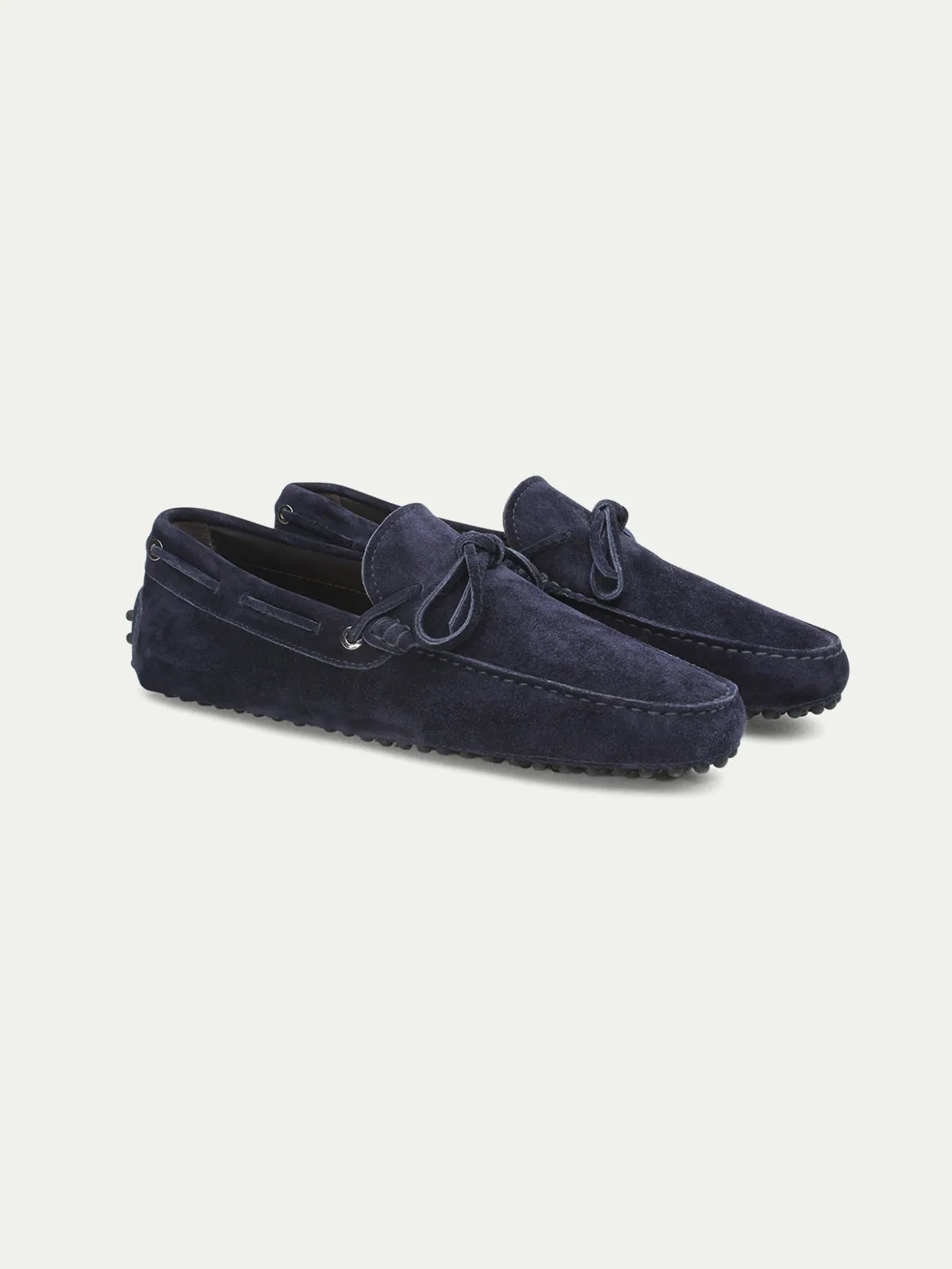 Navy Suede Driving Shoes