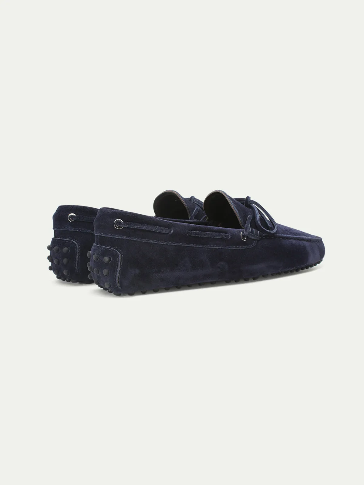 Navy Suede Driving Shoes