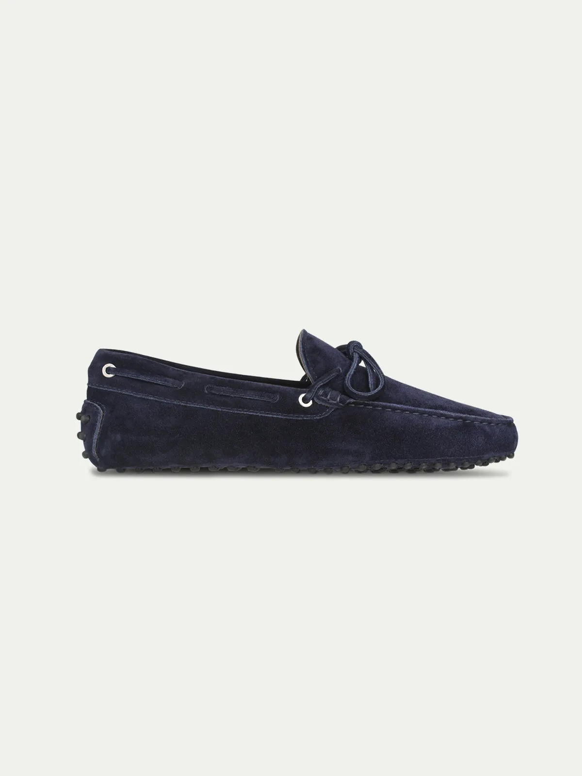 Navy Suede Driving Shoes