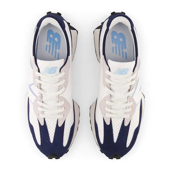 New Balance 327 'Navy Light Blue' sneakers, white