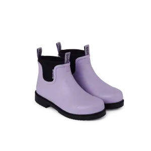 Pettie Gumboot Lilac & Black