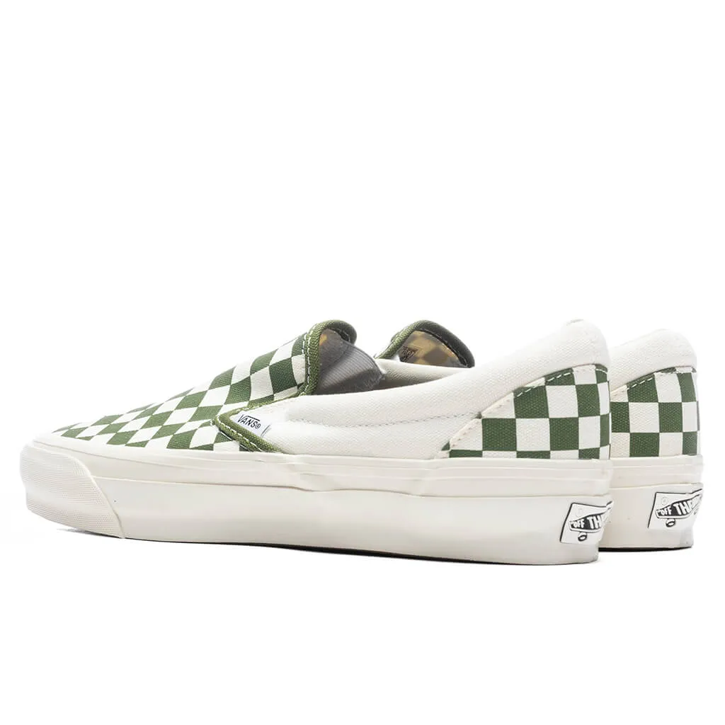 Premium Slip-On 98 - Checkerboard Pesto