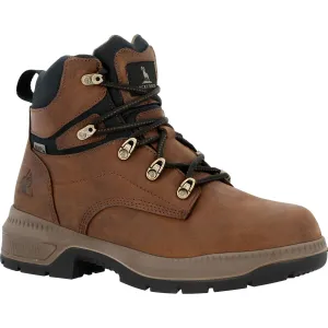 Rocky Mens Worksmart WP Crazy Horse Leather Work Boots