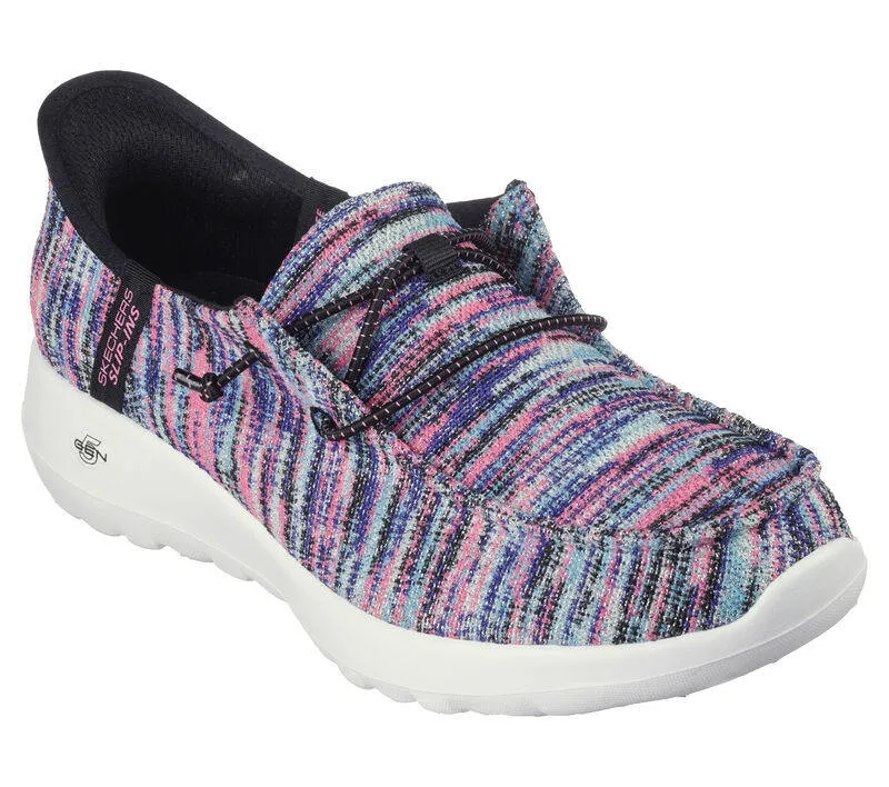 Skechers Womens Slip-ins Go Walk Joy Halen Black Multi