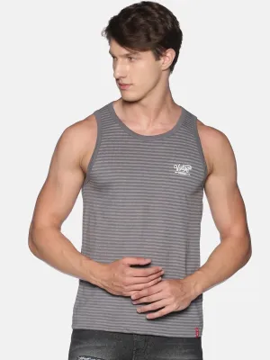 Sleeveless Grey Vest Tank Top for Men