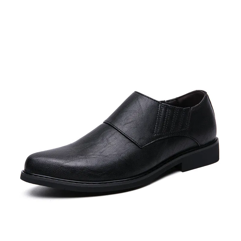 Spring fashion casual men's shoes fashion Korean men's casual shoes leather shoes38-44 yards