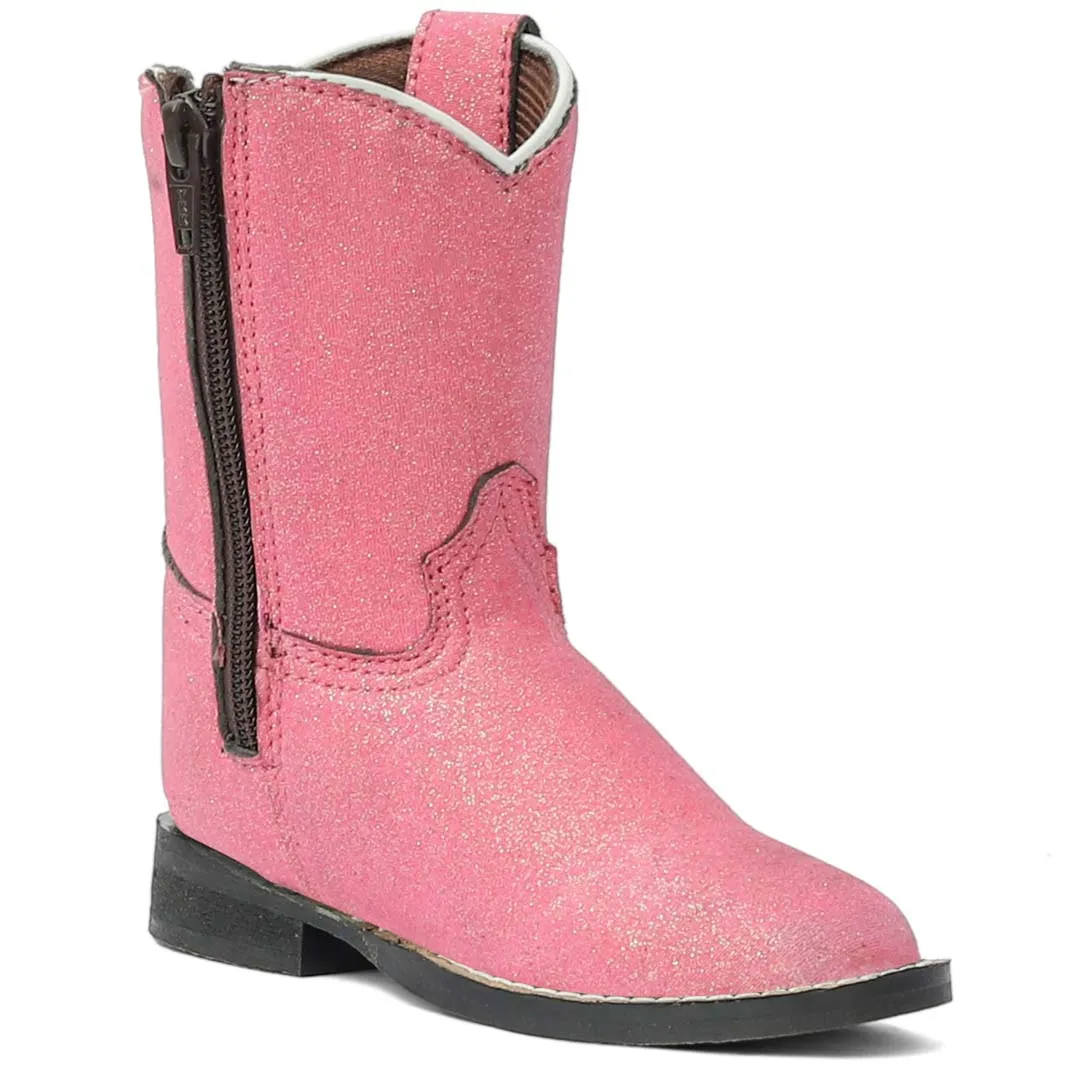 TuffRider Toddler Pink Glitter Western Boot