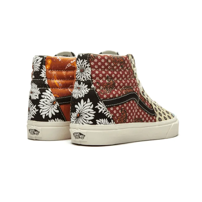 [VN0A4BV61IO] UA SK8-Hi "Tiger Patchwork" Unisex Sneakers