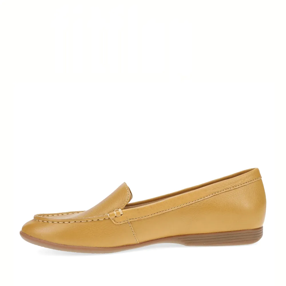 Women's Dansko Lorri Color: Wheat Tumbled Flat