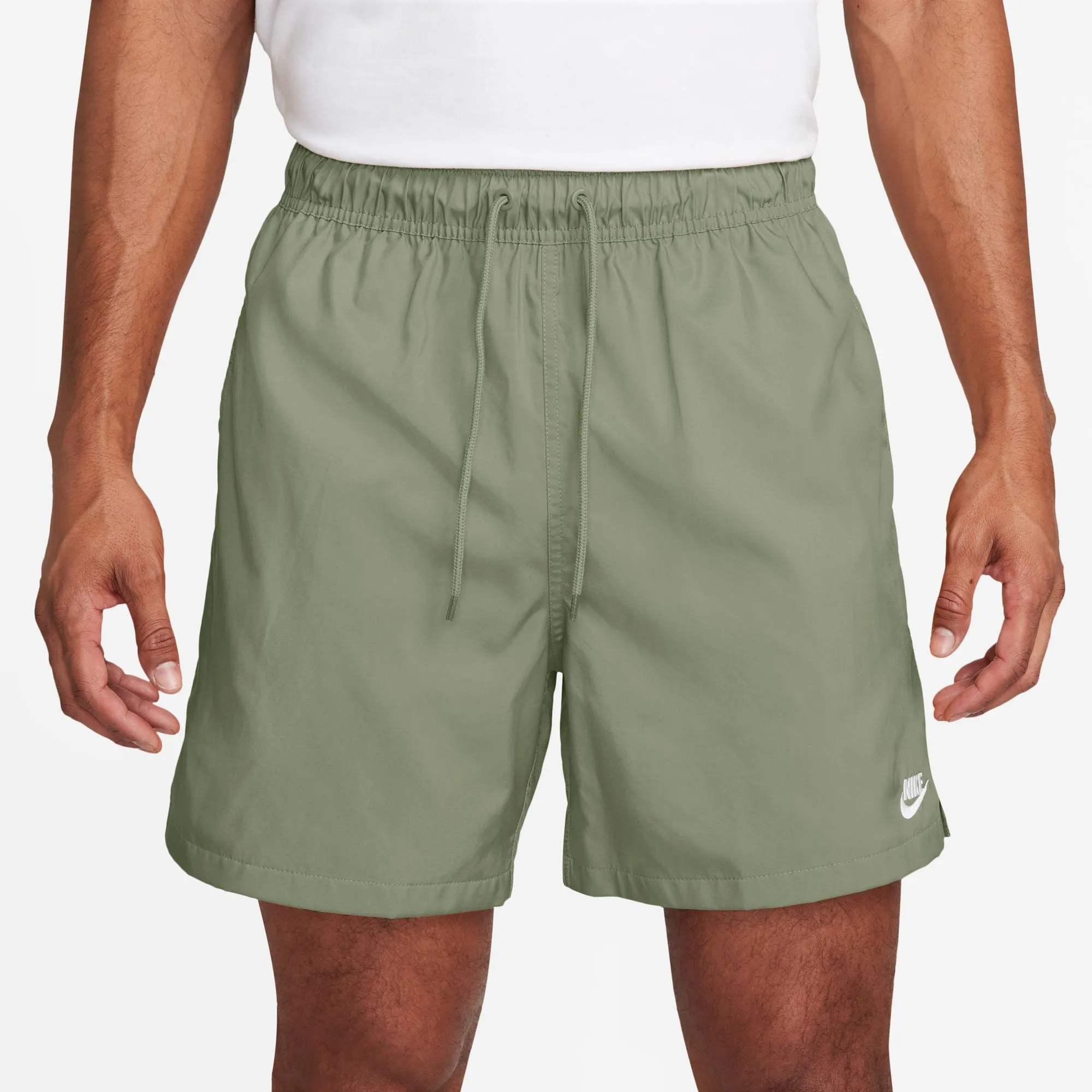 WOVEN FLOW SHORTS "OIL GREEN"